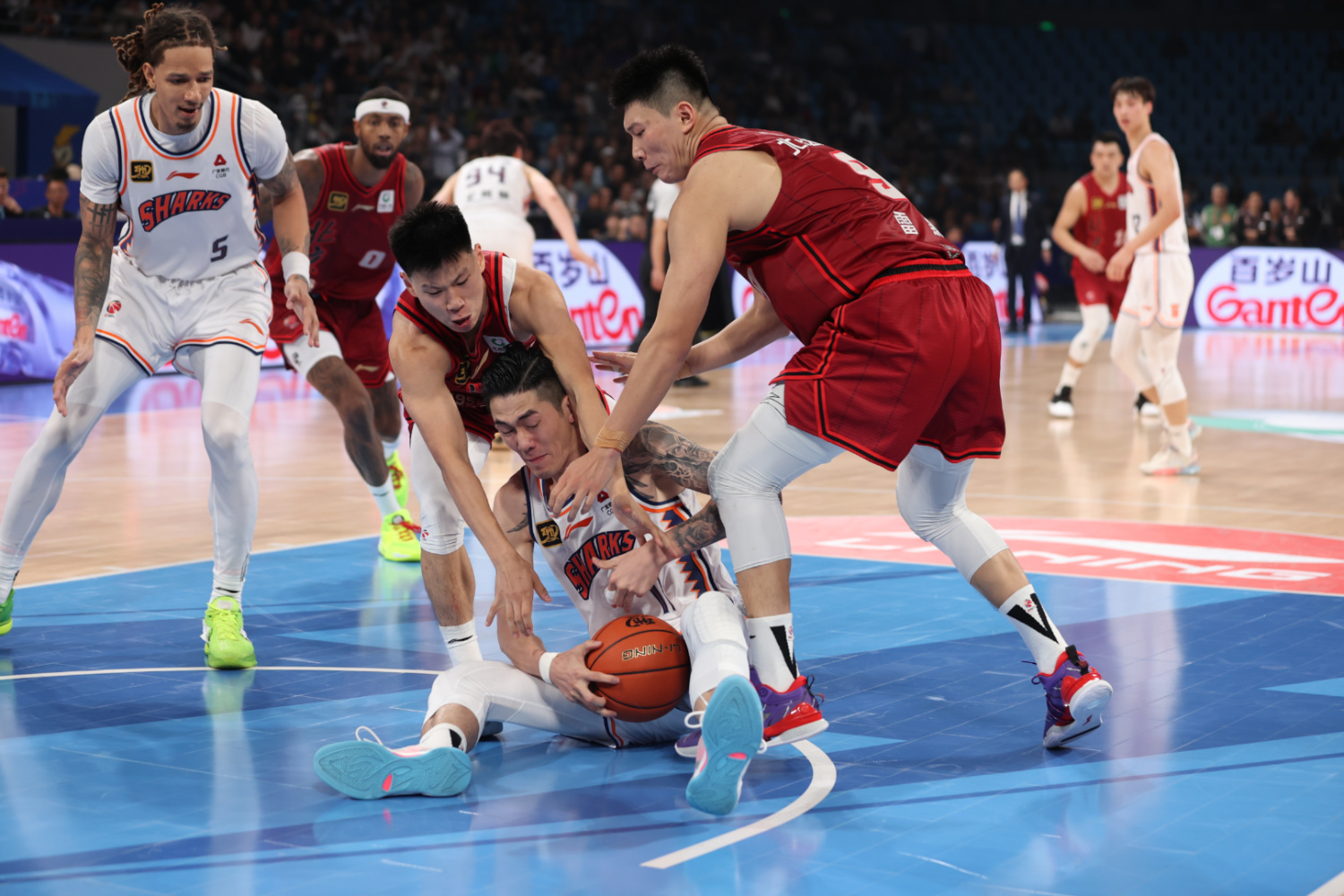 北京队轻取辽宁队，范弗利特点燃赛场